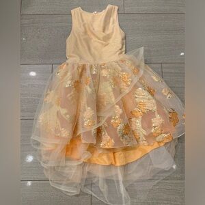 NWT peach size 11-12 party dress. Beautiful and comfortable